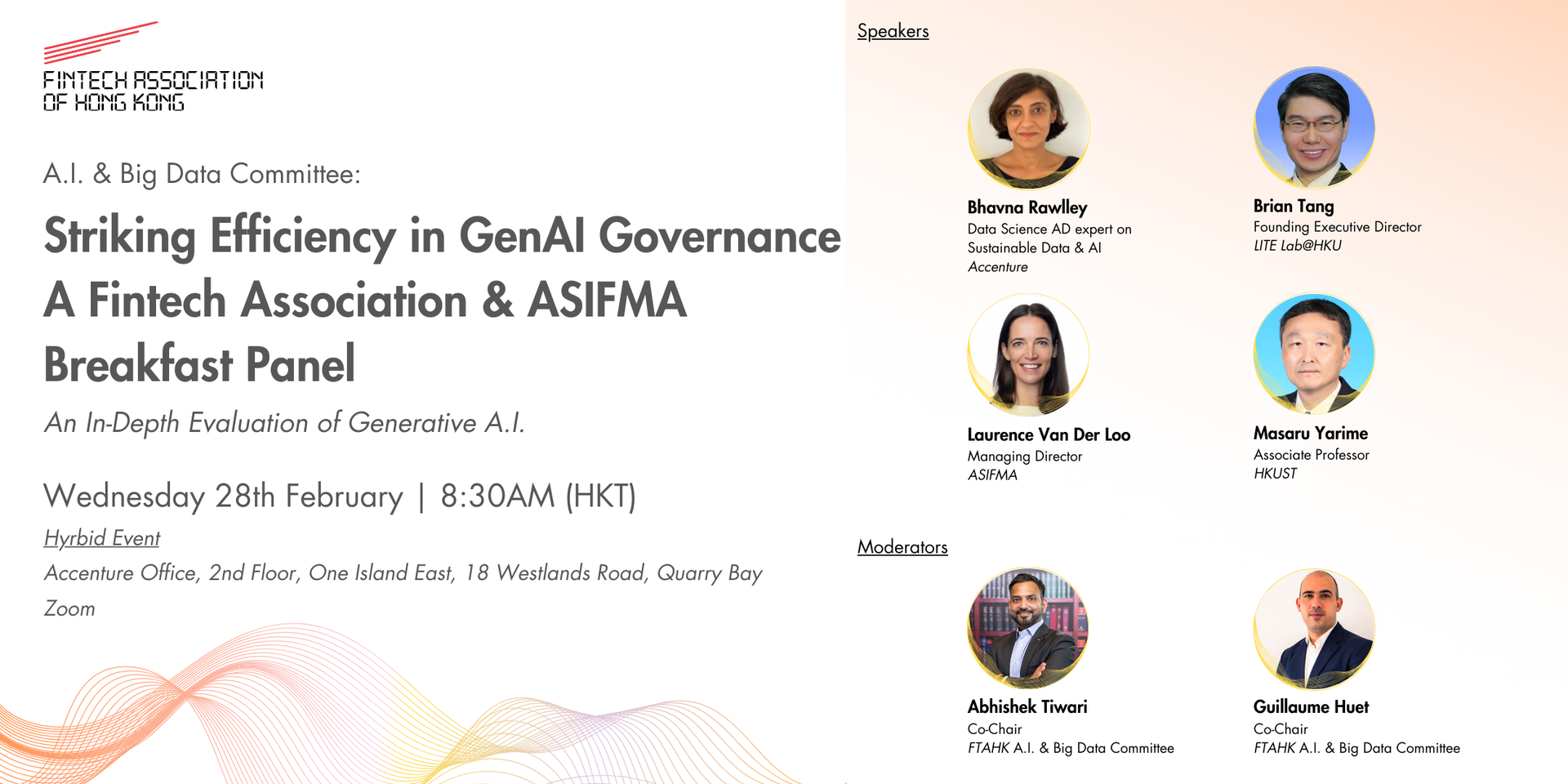thumbnails FTAHK A.I. & Big Data: Striking Efficiency in GenAI Governance – A Fintech Association & ASIFMA Breakfast Panel